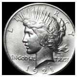 1921 Silver Peace Dollar UNCIRCULATED