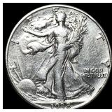 1938-D Silver Half Dollar Walking Liberty CHOICE A