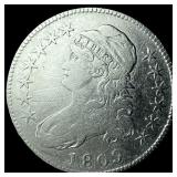 1809 Capped Bust Half Dollar LIGHTLY CIRCULATED
