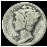 1923 Silver Mercury Dime LIGHTLY CIRCULATED