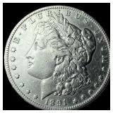 1891-CC Silver Morgan Dollar CHOICE AU