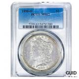 1890-O Morgan Silver Dollar PCGS MS62