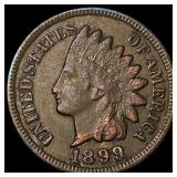 1899 Indian Head Cent CHOICE AU