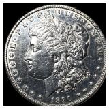 1890-CC Morgan Silver Dollar ABOUT  UNCIRCULATED