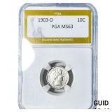 1903-O Barber Dime PGA MS63