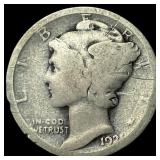 1923 Silver Mercury Dime LIGHTLY CIRCULATED