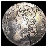 1836 Capped Bust Half Dollar NEARLY  UNCIRCULATED