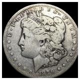 1879-CC Silver Morgan Dollar ABOUT  UNCIRCULATED