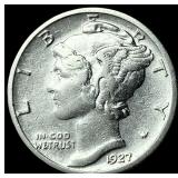 1927-D Silver Mercury Dime CLOSELY UNCIRCULATED
