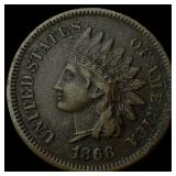 1866 Indian Head Cent CLOSELY UNCIRCULATED