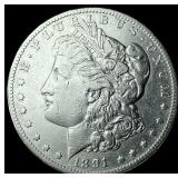 1891-CC Silver Morgan Dollar CLOSELY UNCIRCULATED