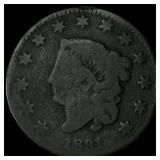 1831 Coronet Head Large Cent NICELY CIRCULATED