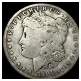1901-S Silver Morgan Dollar LIGHTLY CIRCULATED
