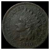 1876 Indian Head Cent LIGHTLY CIRCULATED