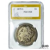 1879-S Morgan Silver Dollar PGA VG8