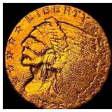 1925 Indian Head Gold $2.5 Quarter Eagle  CLOSELY