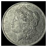1887 Silver Morgan Dollar CLOSELY UNCIRCULATED