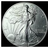 2004 1 oz Silver American Eagle $1 GEM BU