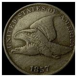 1857 Flying Eagle Cent NEARLY UNCIRCULATED