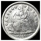1840-O Silver Seated Liberty Dime  UNCIRCULATED