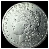 1887-S Silver Morgan Dollar CLOSELY UNCIRCULATED