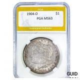1904-O Morgan Silver Dollar PGA MS63