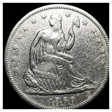 1860 Seated Liberty Half Dollar CLOSELY  UNCIRCUL
