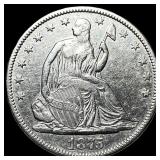 1875 Seated Liberty Half Dollar CLOSELY  UNCIRCUL