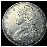 1836 Capped Bust Half Dollar CLOSELY  UNCIRCULATE