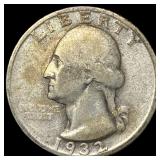 1932-D Silver Washington Quarter LIGHTLY CIRCULATE