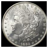 1885-O Silver Morgan Dollar GEM BU