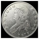 1818 Capped Bust Half Dollar NEARLY UNCIRCULATED