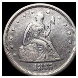 1875-S Silver Twenty Cents CLOSELY  UNCIRCULATED