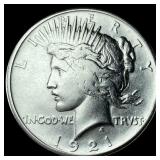 1921 Silver Peace Dollar UNCIRCULATED
