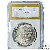 1879-O Morgan Silver Dollar PGA MS63