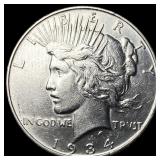 1934 Silver Peace Dollar UNCIRCULATED