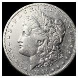 1884-S Silver Morgan Dollar CLOSELY UNCIRCULATED