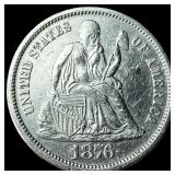 1876 Seated Liberty Dime UNCIRCULATED