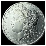 1896-O Silver Morgan Dollar CHOICE AU