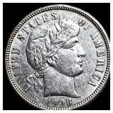 1908-O Silver Barber Dime CLOSELY  UNCIRCULATED