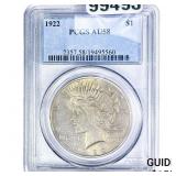 1922 Silver Peace Dollar PCGS AU58