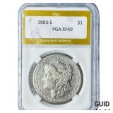 1903-S Morgan Silver Dollar PGA XF40