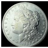 1884-S Silver Morgan Dollar CLOSELY UNCIRCULATED