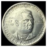 1946-S Silver Half Dollar Booker T. Washington CHO