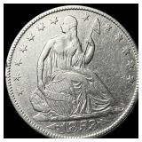 1853 Arrows Seated Liberty Half Dollar UNCIRCULATE