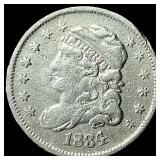 1834 Capped Bust Half Dime NEARLY UNCIRCULATED