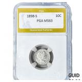 1898-S Barber Dime PGA MS63