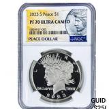 2023-S Silver Peace Dollar NGC PF70 Ultra Cameo