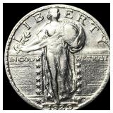 1929-S Silver Standing Liberty Quarter CHOICE AU