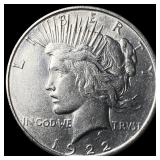 1922 Silver Peace Dollar UNCIRCULATED
